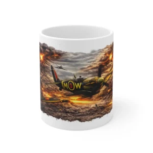 RAF Legends - Spitfire Low Pass Attack Scene - Mug