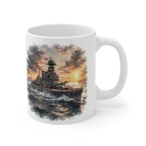 Naval Warfare - HMS Hood - Daytime Patrol - Mug