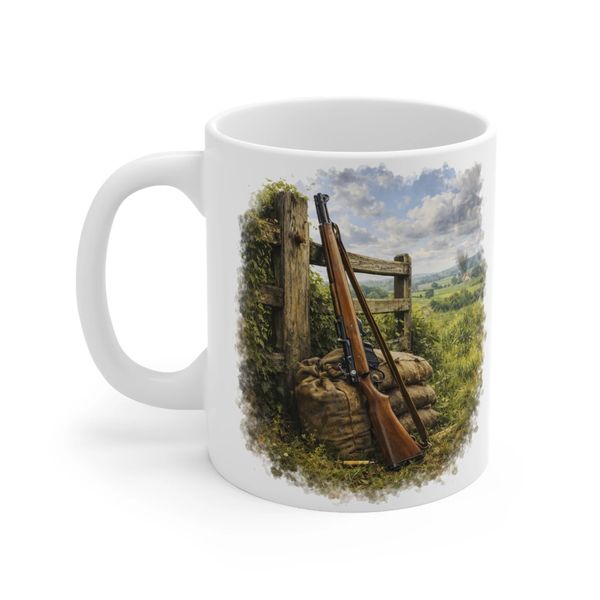 Ammunition & Weapons - Lee Enfield - Field Rest Scene - Mug - Image 2