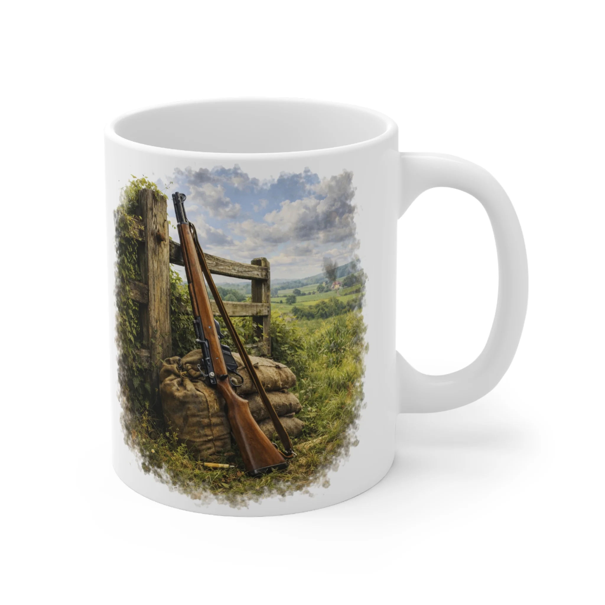 Ammunition & Weapons - Lee Enfield - Field Rest Scene - Mug