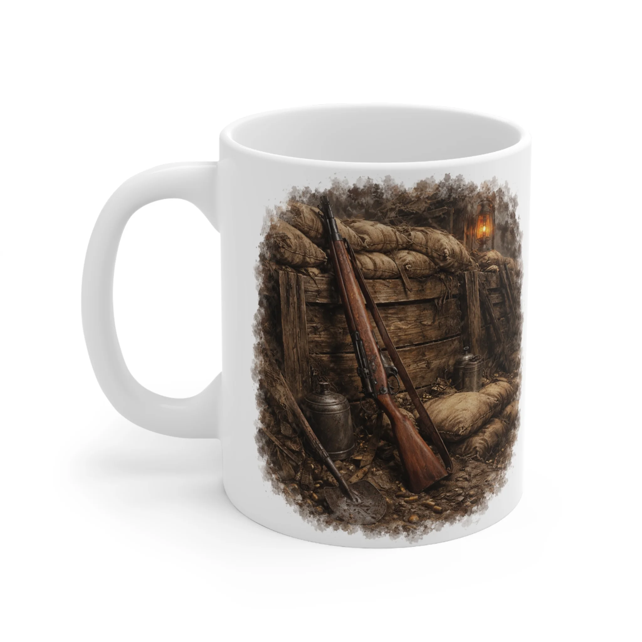 Ammunition & Weapons - Lee Enfield - Trench Scene - Mug - Image 2