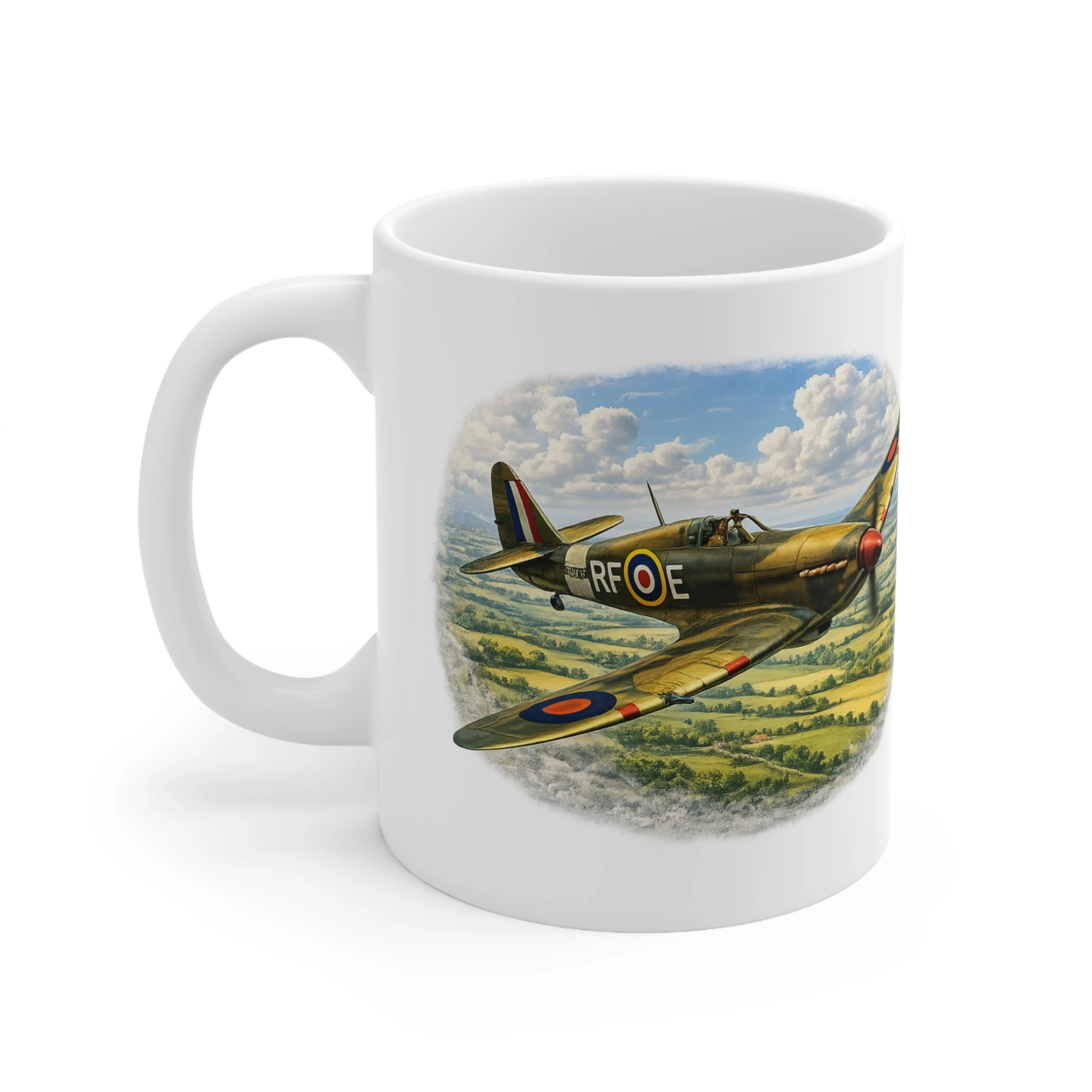 RAF Legends - Hurricane Daytime Patrol Scene - Mug - Image 4