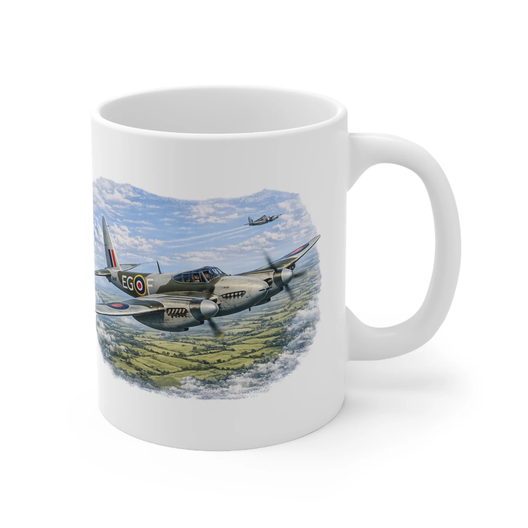 RAF Legends - Mosquito Daytime Patrol Scene - Mug