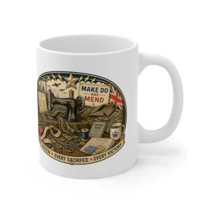 Home Front - Sewing Tools Layout - Mug